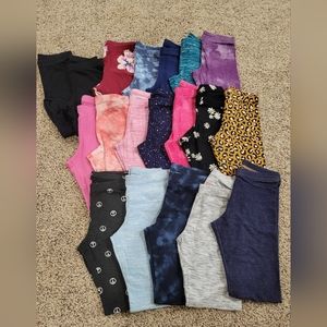 19 piece girls leggings 10-12